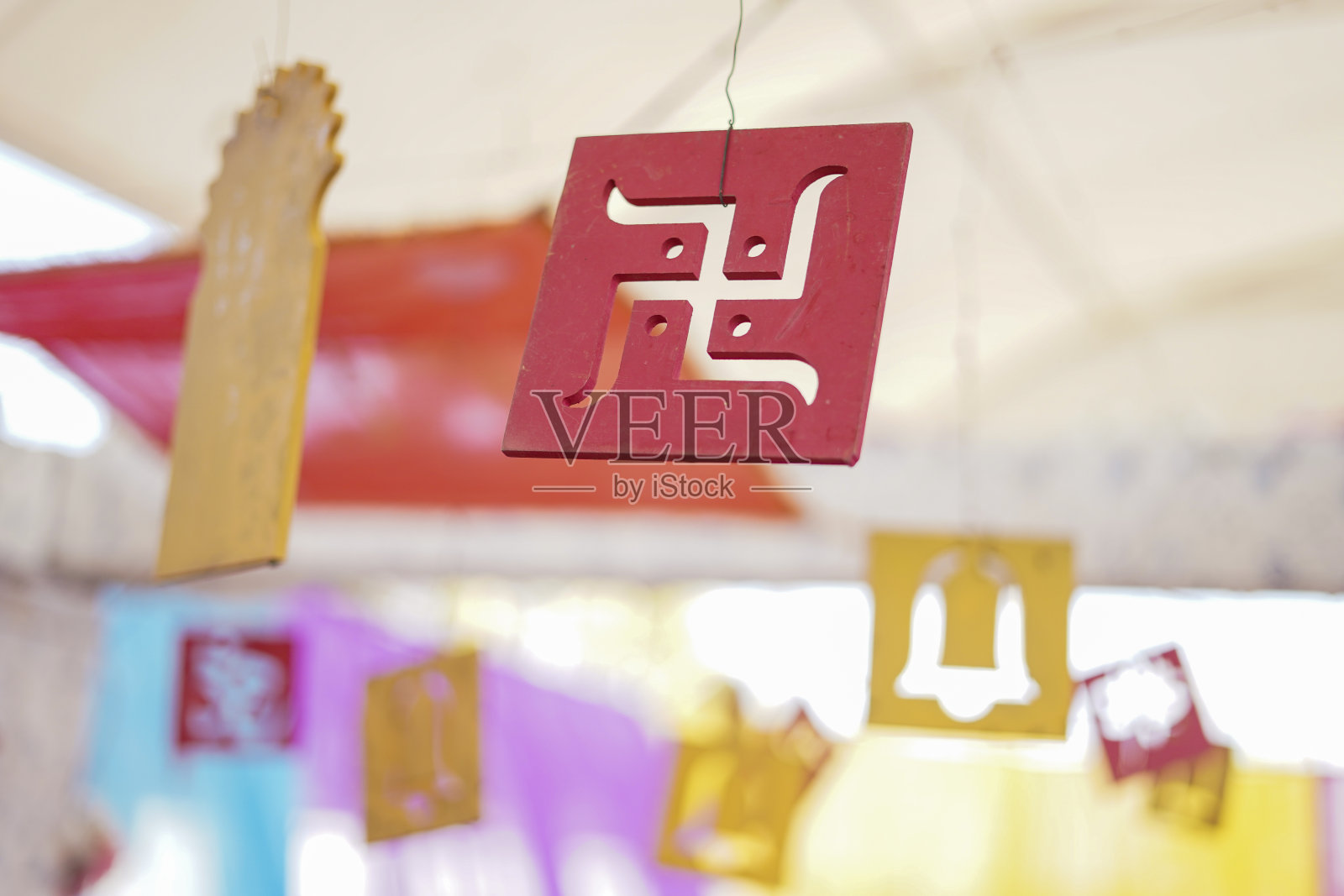 Swastik Hindu religion symbol traditional festival照片摄影图片