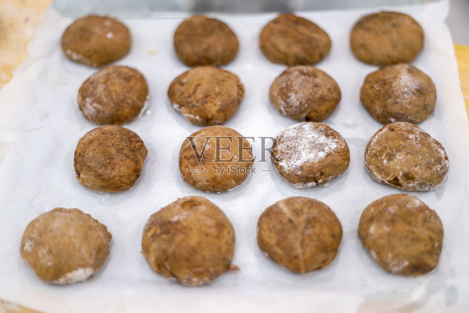 传统的中国主食:花生酱饼干照片摄影图片