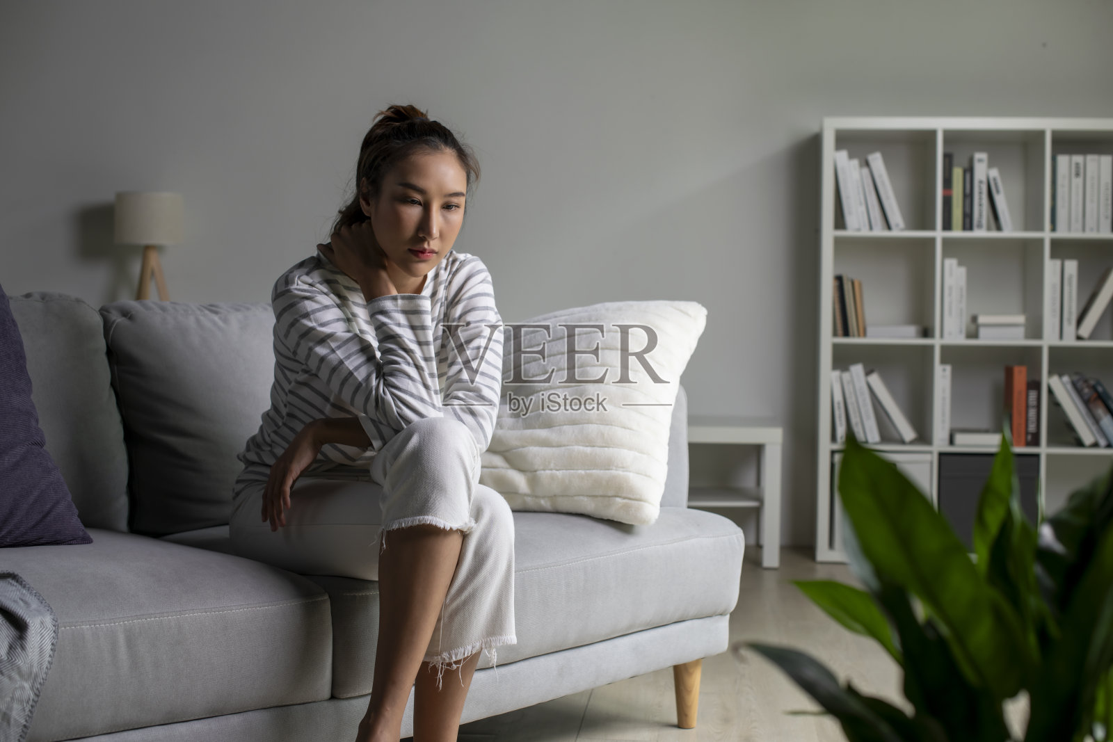 女性心理健康问题照片摄影图片