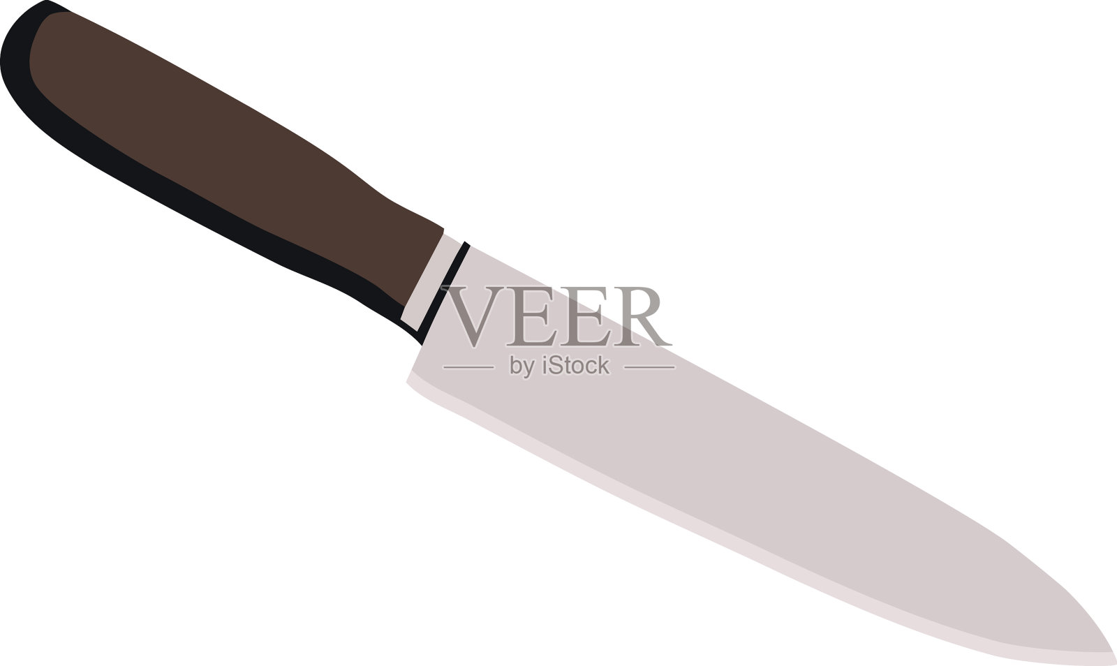 锋利的钢刀设计插画图片素材