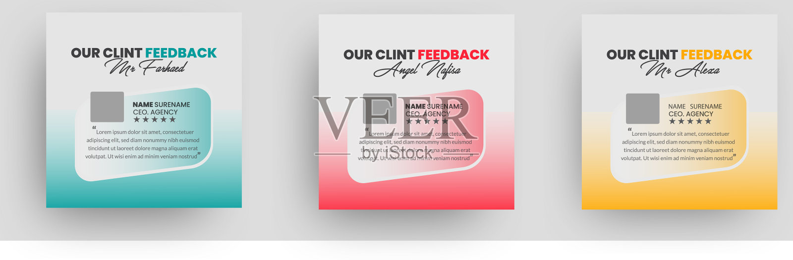 一位满意的顾客留下了5颗星的评价插画图片素材