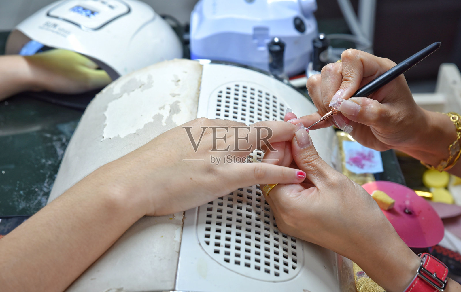 凝胶指甲油照片摄影图片