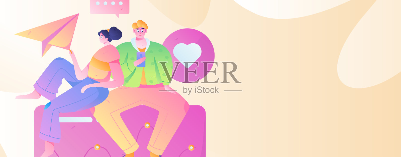 商务人士平面矢量概念操作手绘插图插画图片素材