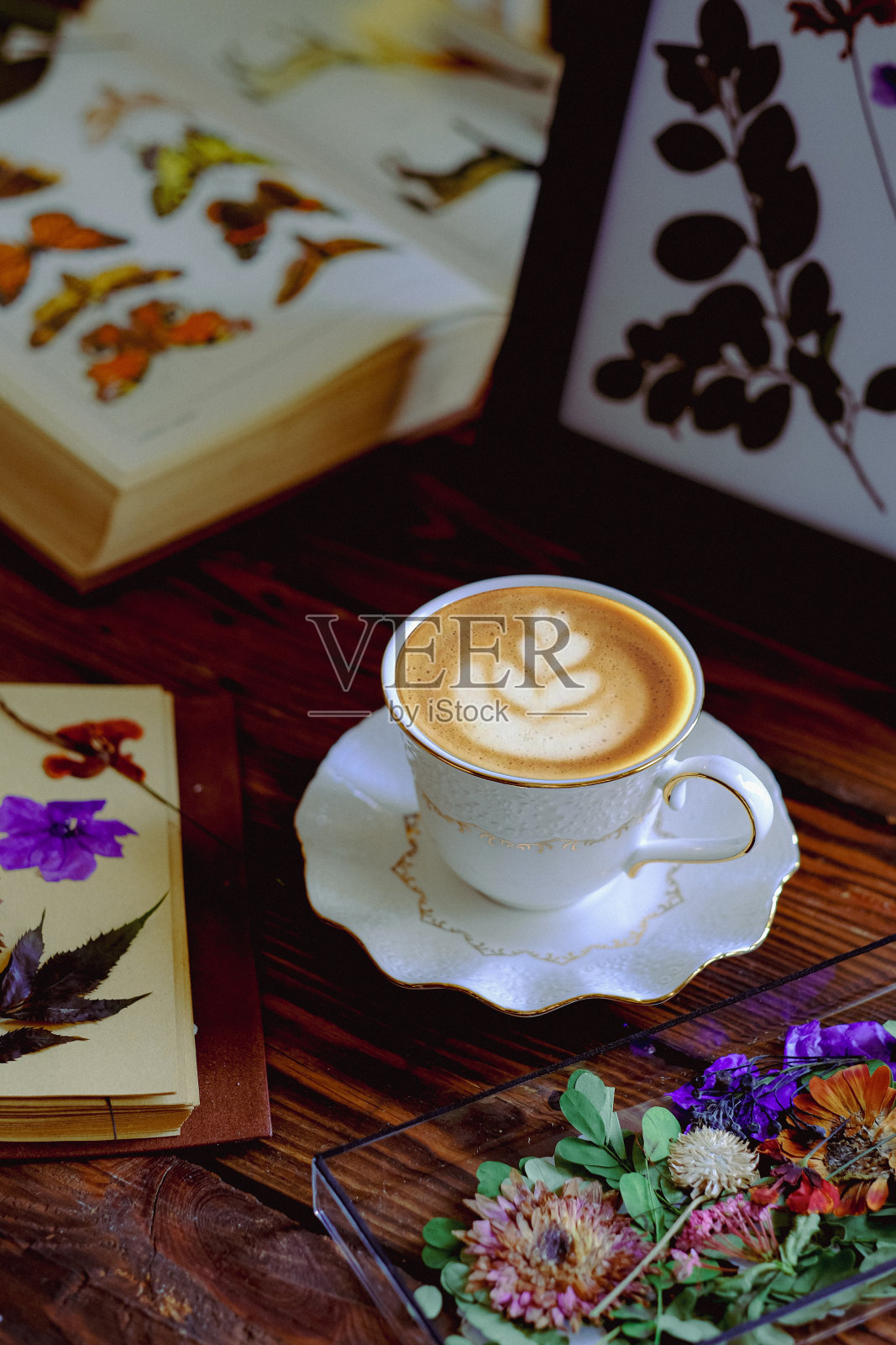 按下花照片摄影图片