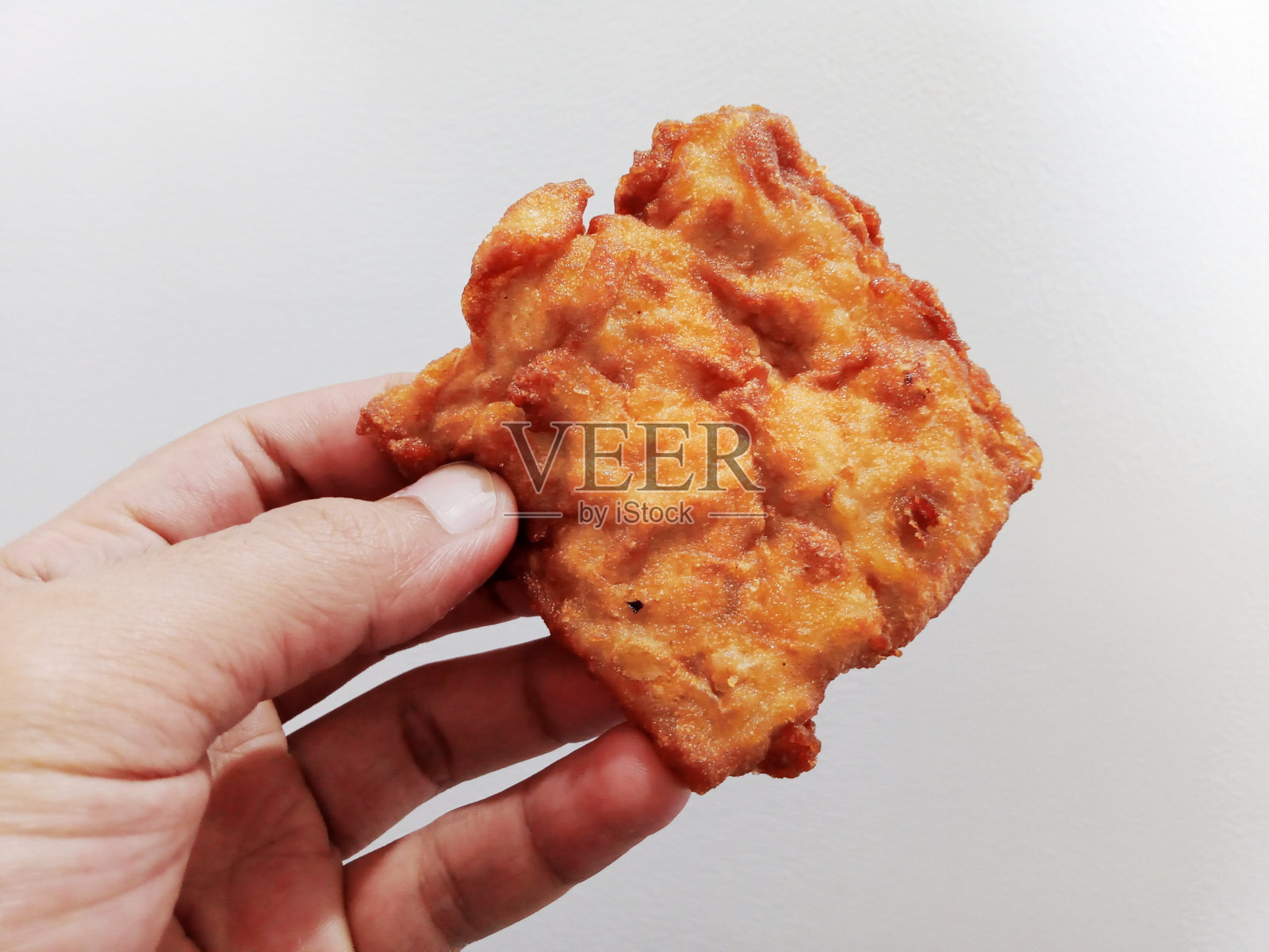 面粉炒豆豉照片摄影图片