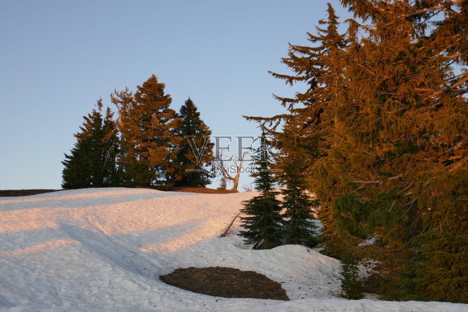 火山口湖国家公园,美国俄勒冈州照片摄影图片