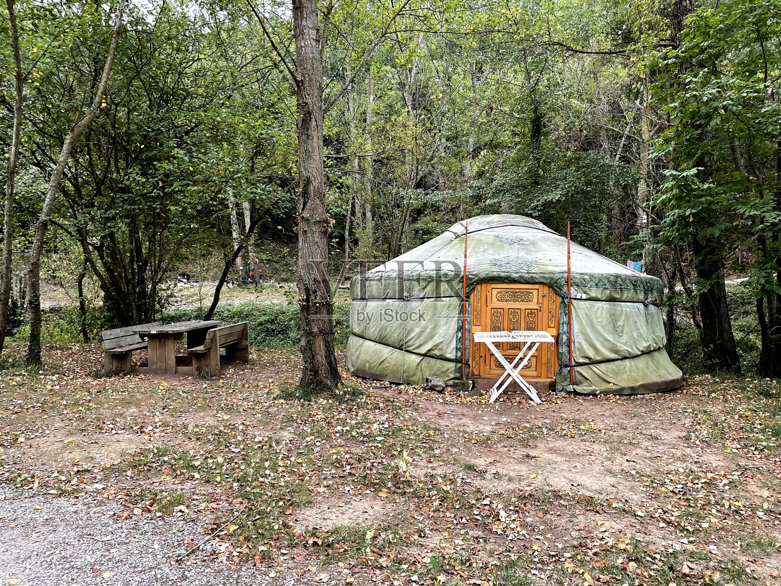 法国的营地照片摄影图片
