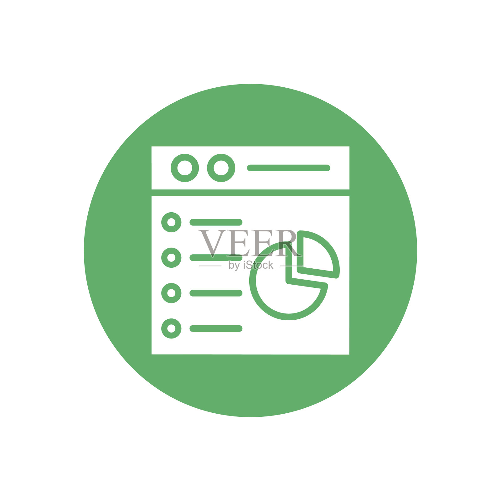 业务评估隔离矢量图标,可以很容易地修改或编辑插画图片素材