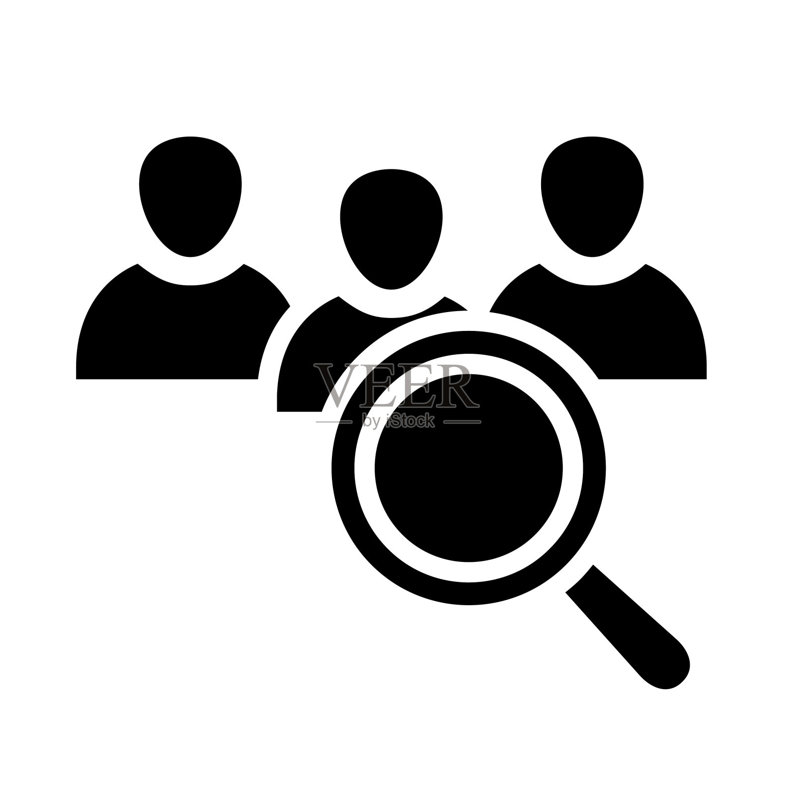 行业分析隔离矢量图标,可以很容易地修改或编辑插画图片素材