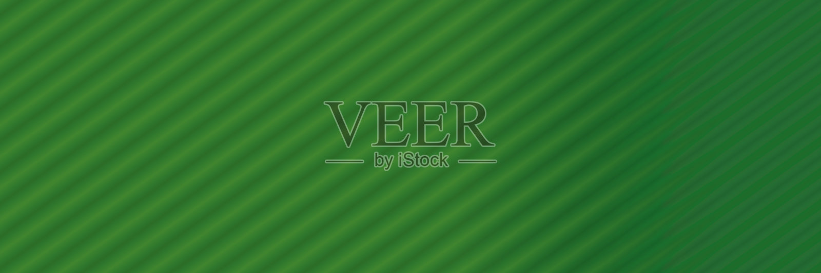 绿色横幅抽象背景与线条和色调过渡。插画图片素材