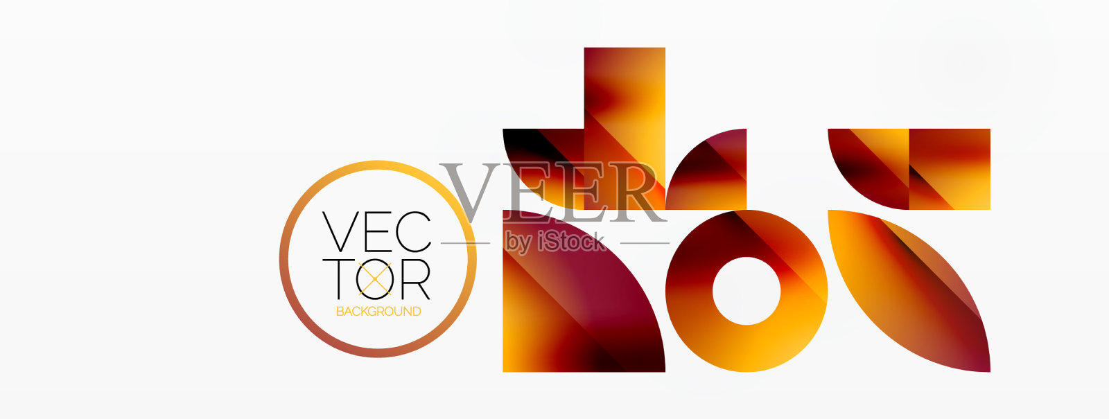 极简几何背景插画图片素材