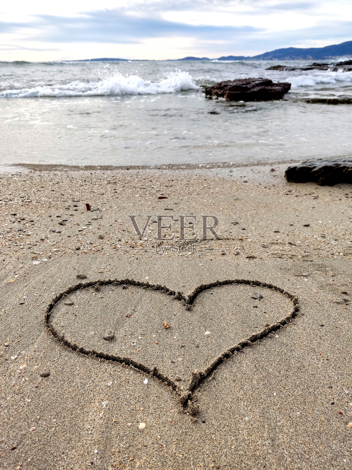 爱沙滩照片摄影图片