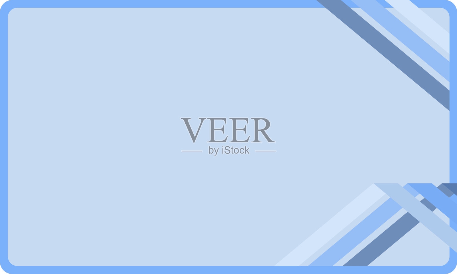 抽象的背景设计与3柔和的彩色条纹在软蓝色的演示或壁纸插画图片素材