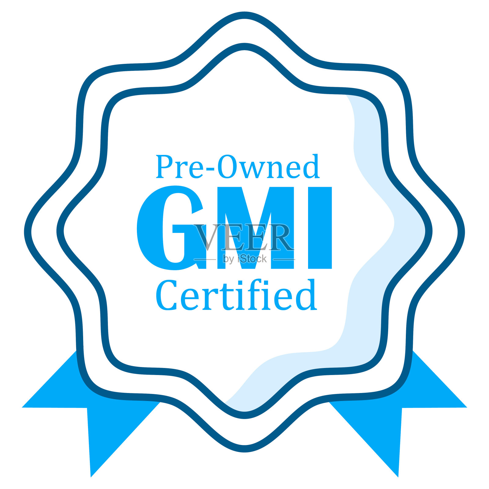 基因改造,生物技术,转基因生物认证,转基因生物。此图标表示产品的非转基因成分或工艺经过认证。插画图片素材