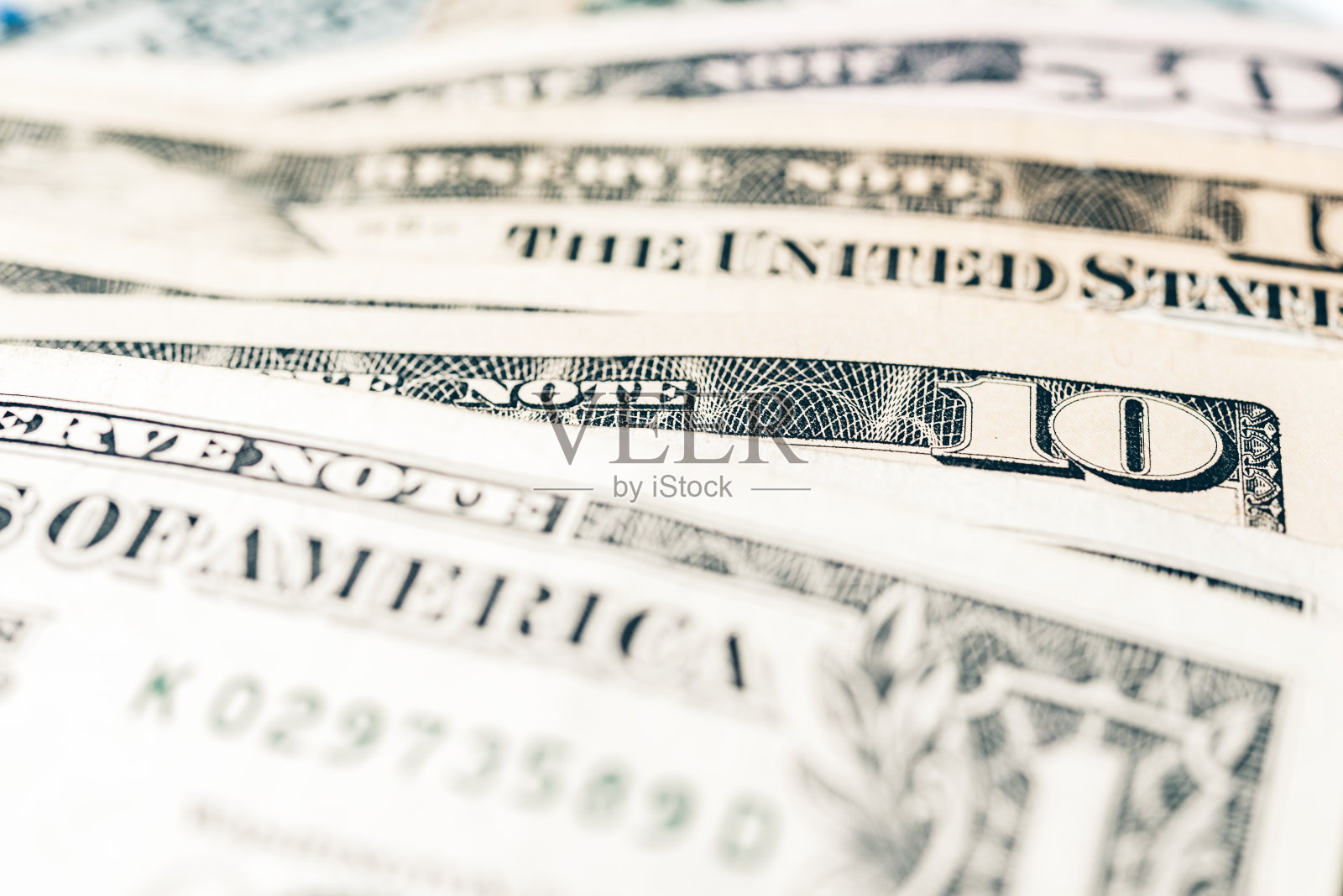 多张美元纸币背景照片摄影图片