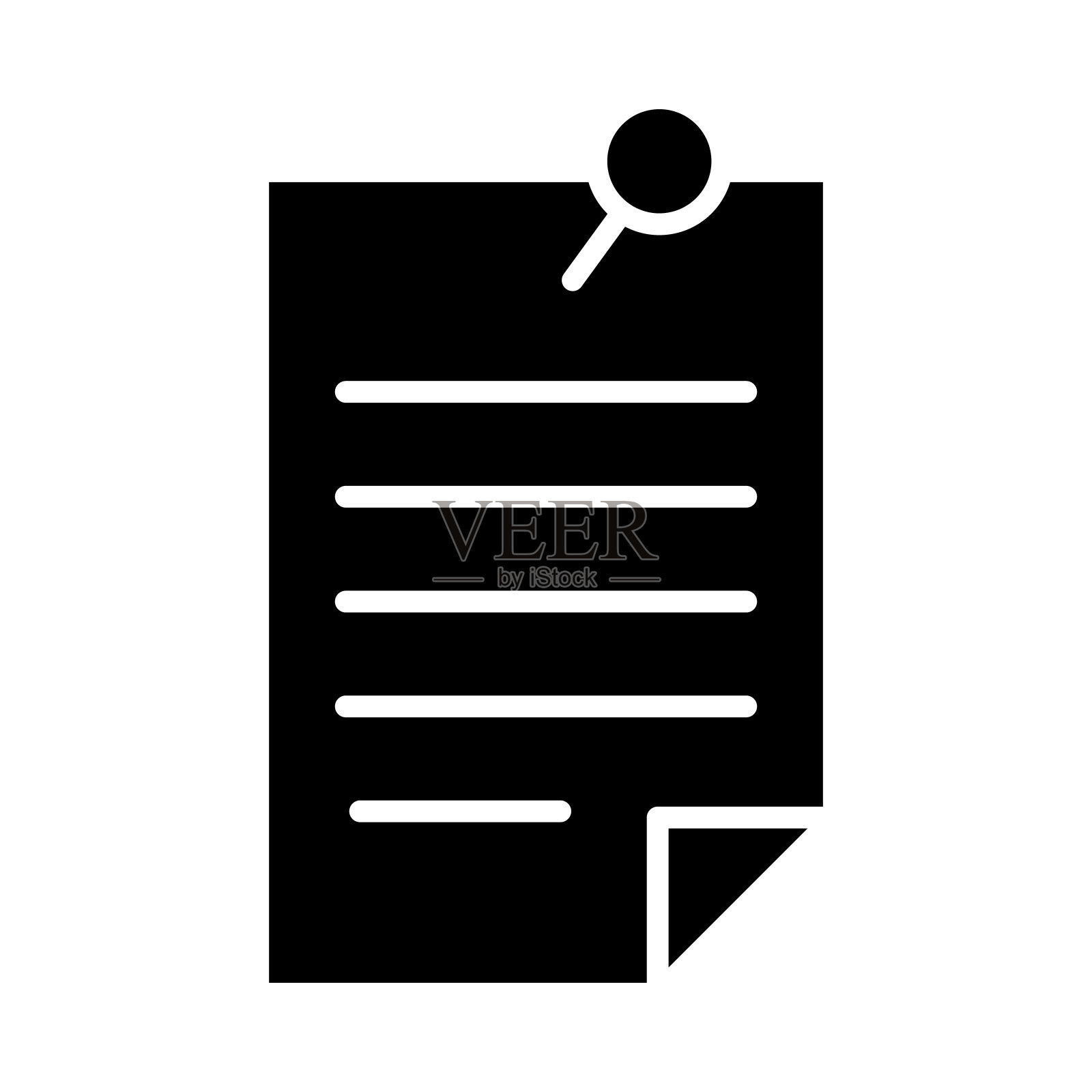 注意矢量字形图标为个人和商业用途。插画图片素材