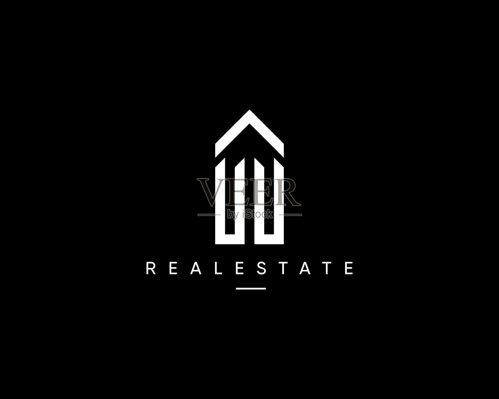 建筑与建筑学。插画图片素材