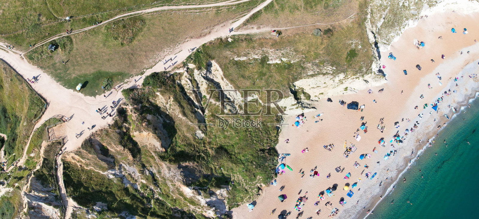 英国景观全景和英国杜德尔门海滩海景照片摄影图片