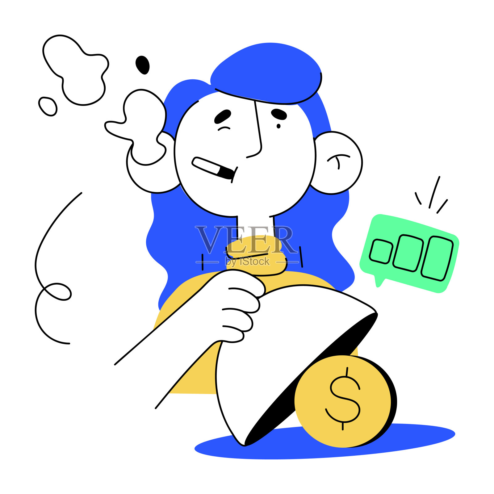 搜索引擎优化成本插画图片素材