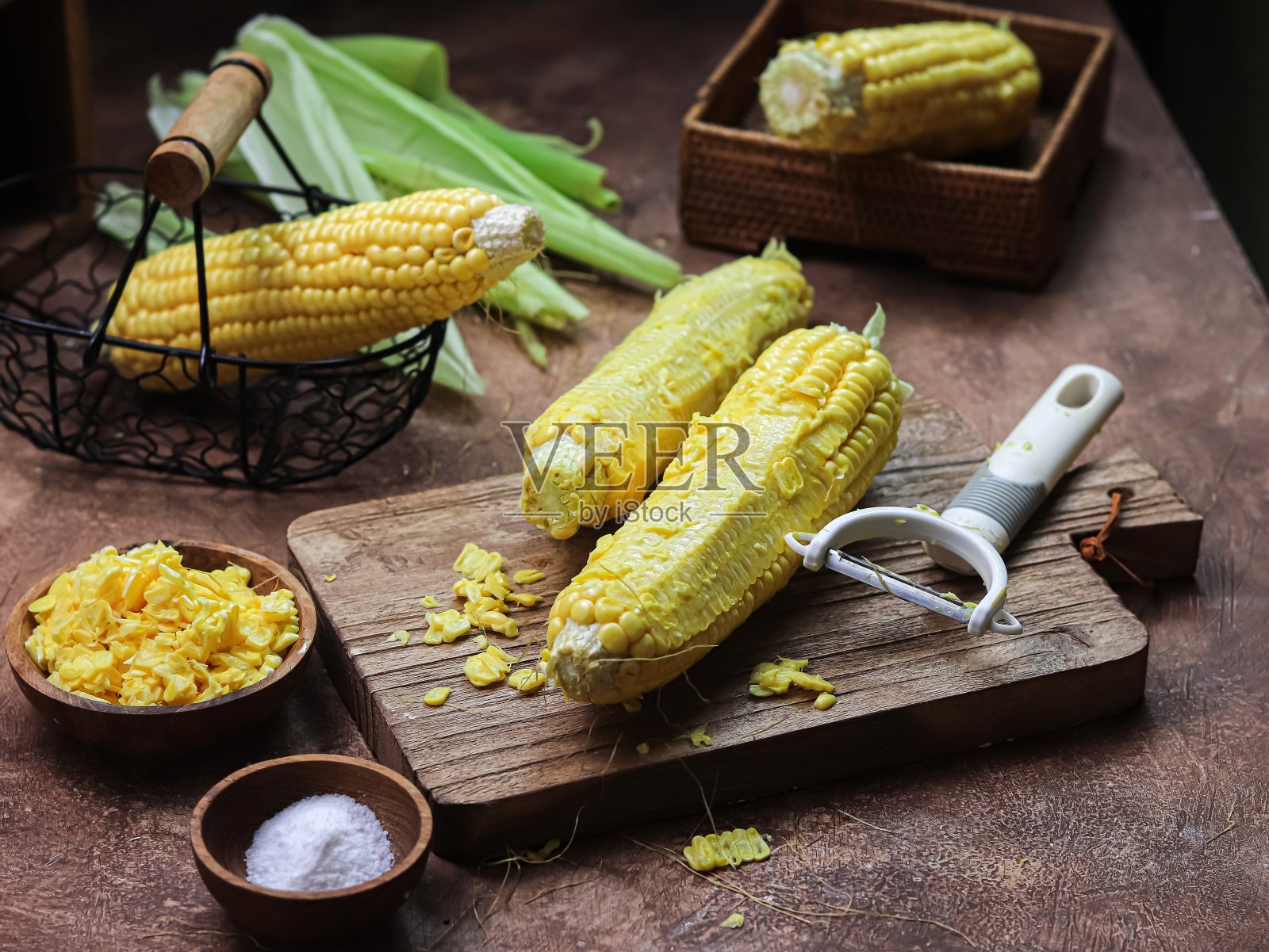 生甜玉米(玉米)照片摄影图片
