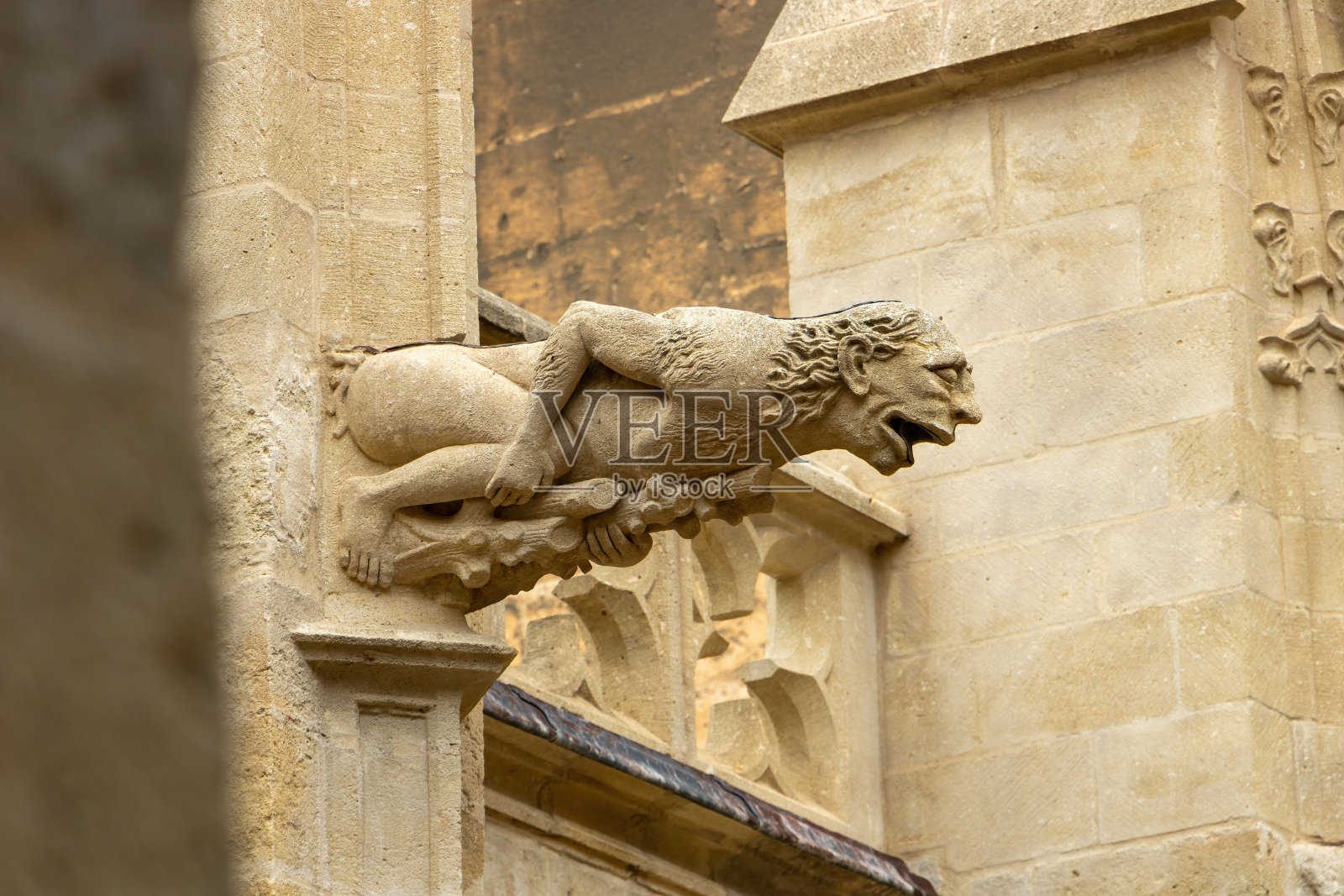 法国朗格多克-鲁西永-中比利牛斯山脉,圣贾斯特-圣巴斯德的纳博内大教堂照片摄影图片