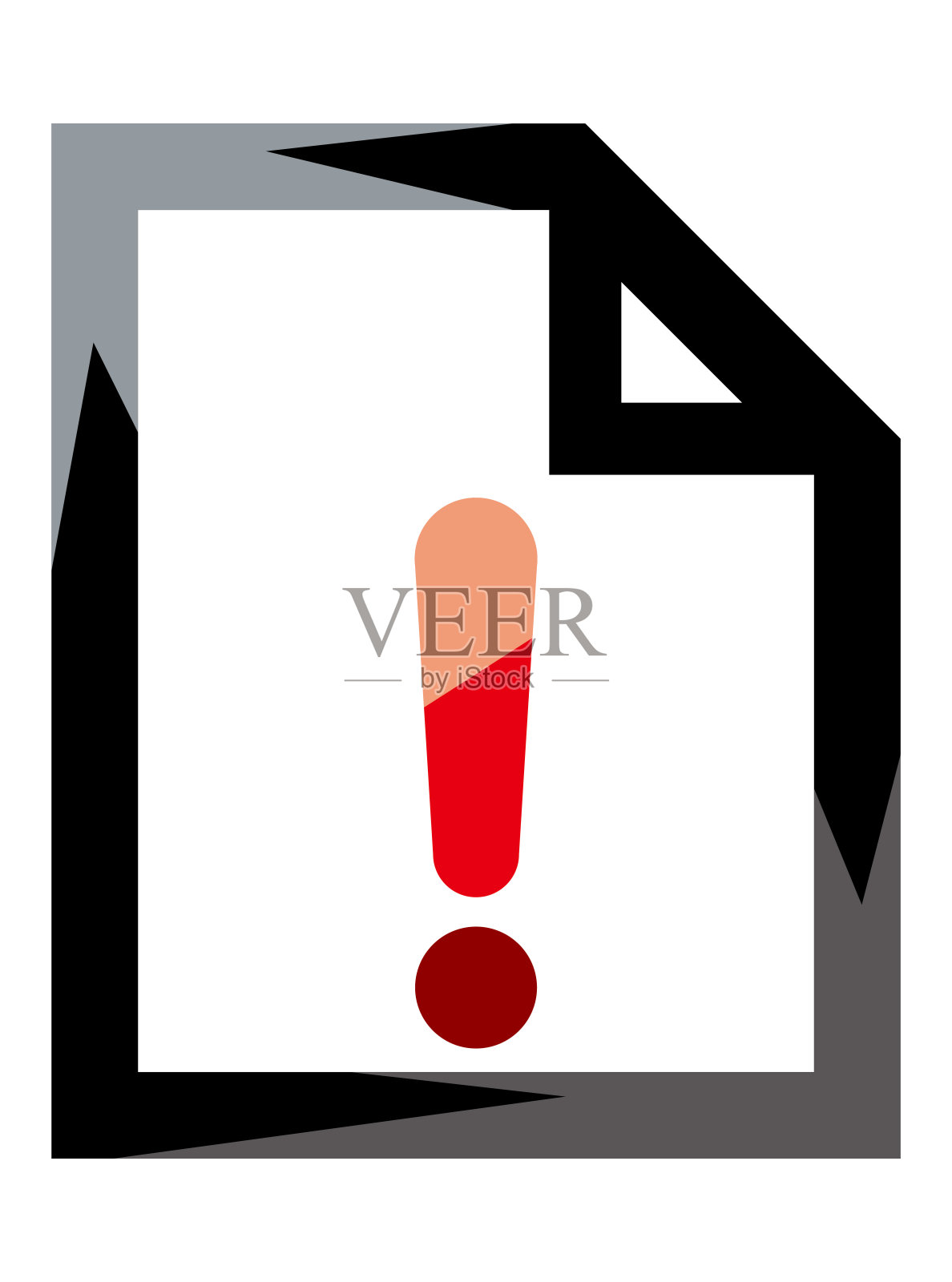 文档中带有图标的插图插画图片素材