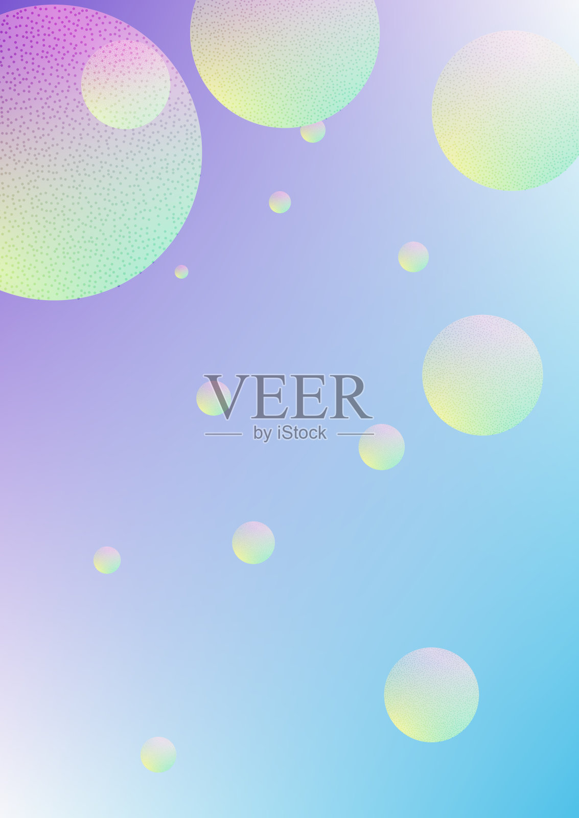 径向流体全息盖插画图片素材