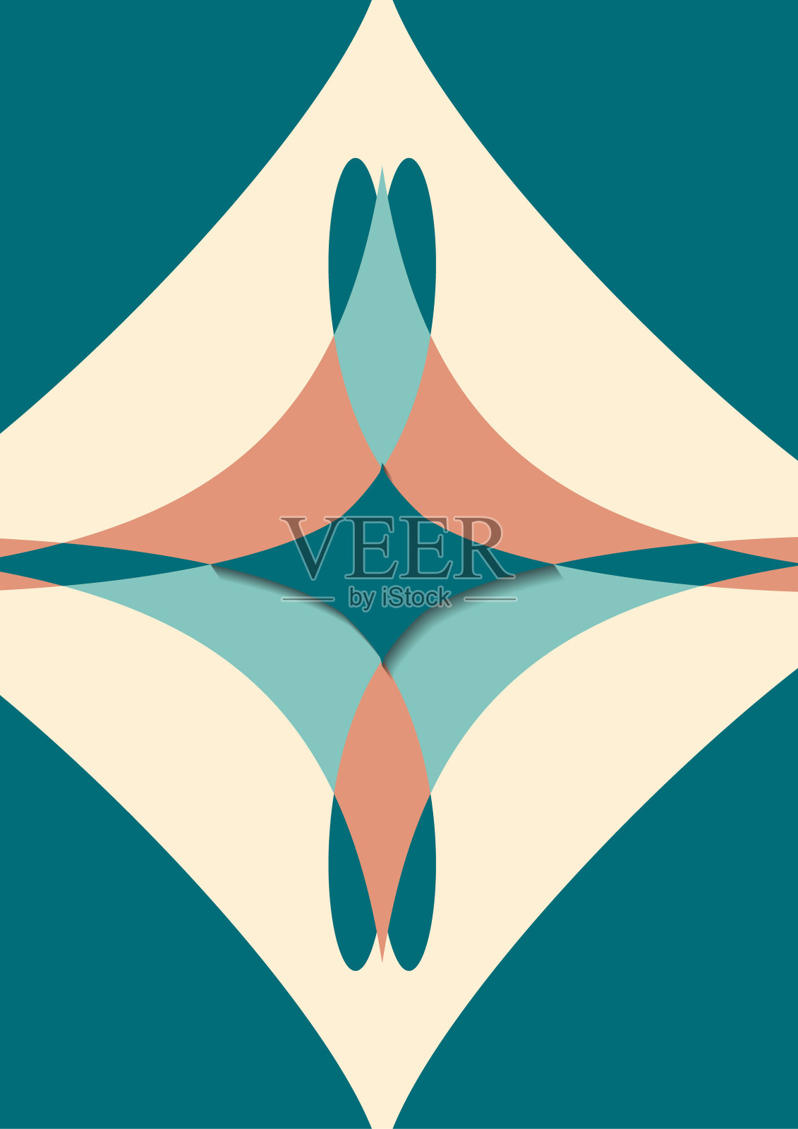 彩色几何背景设计。封面设计。向量插画图片素材