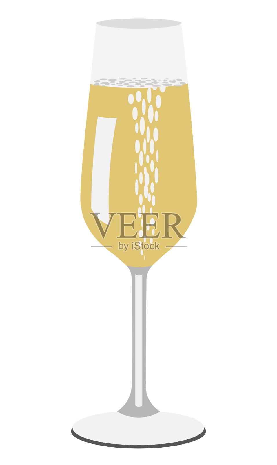 长笛玻璃插画图片素材