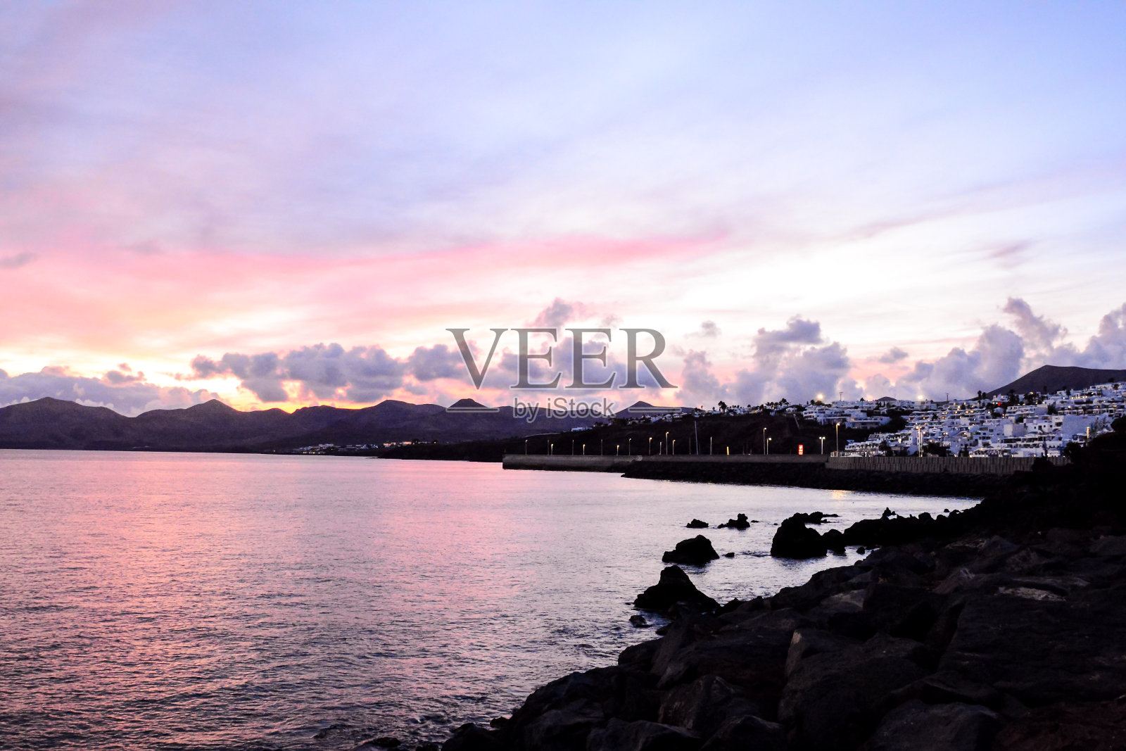 西班牙热带火山加那利群岛景观照片摄影图片