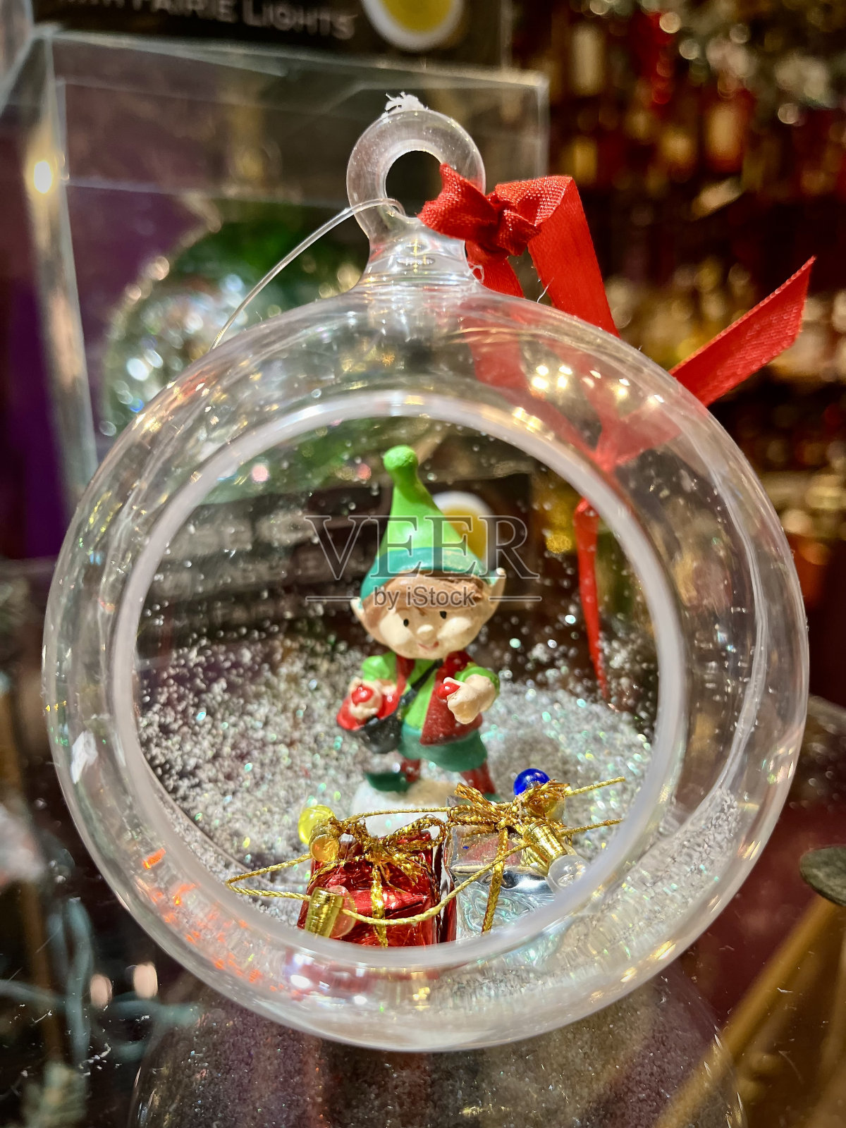 装饰圣诞球照片摄影图片