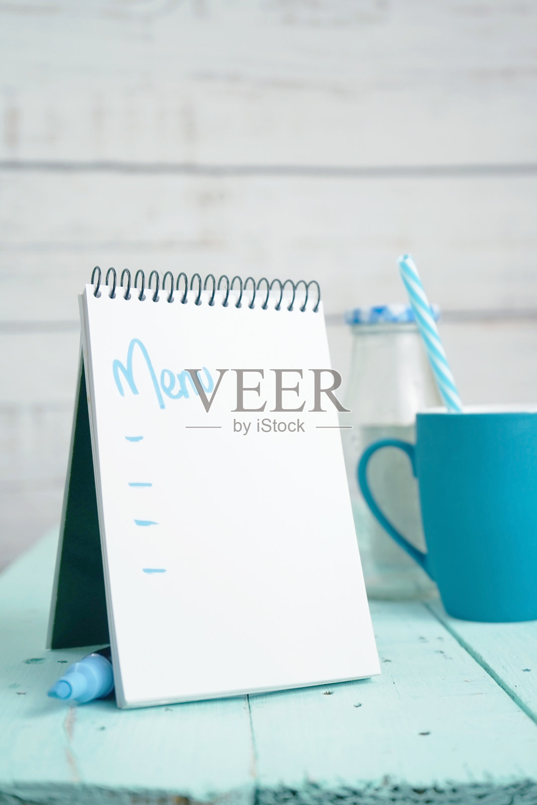 咖啡店的菜单照片摄影图片