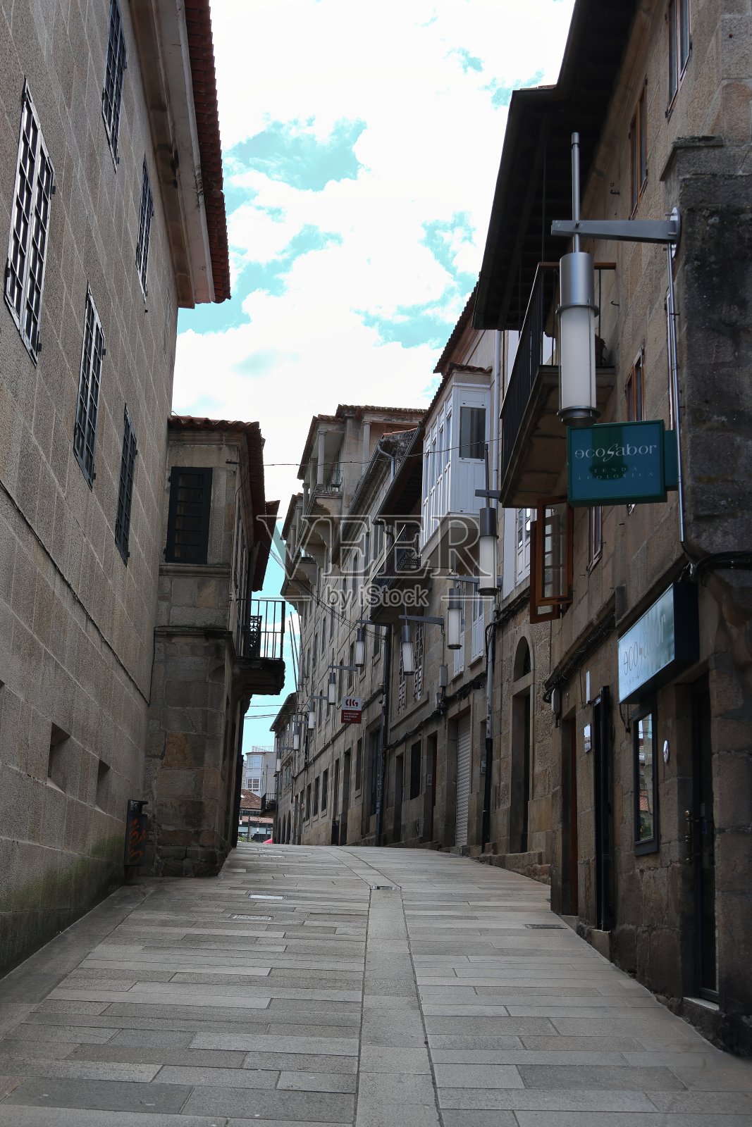 庞特维德拉市街道照片摄影图片