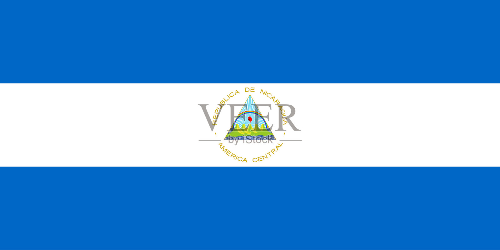尼加拉瓜国旗插画图片素材