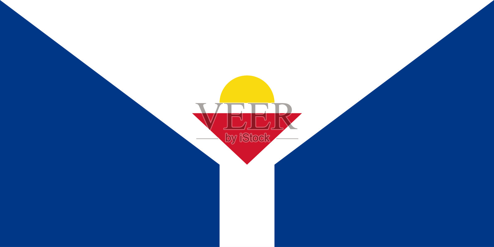 圣马丁国旗插画图片素材