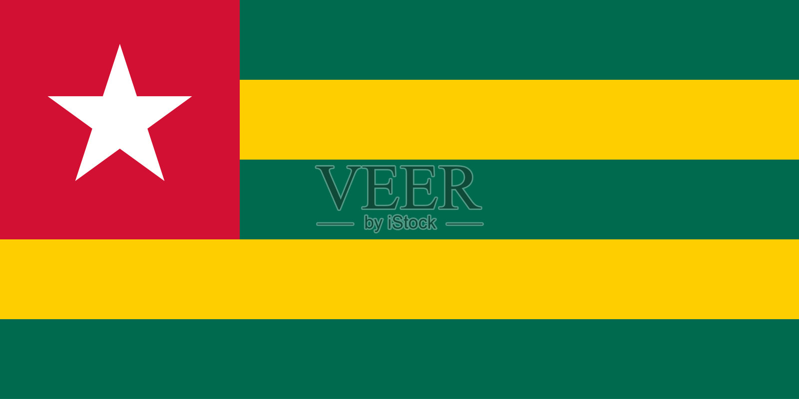 多哥国旗插画图片素材