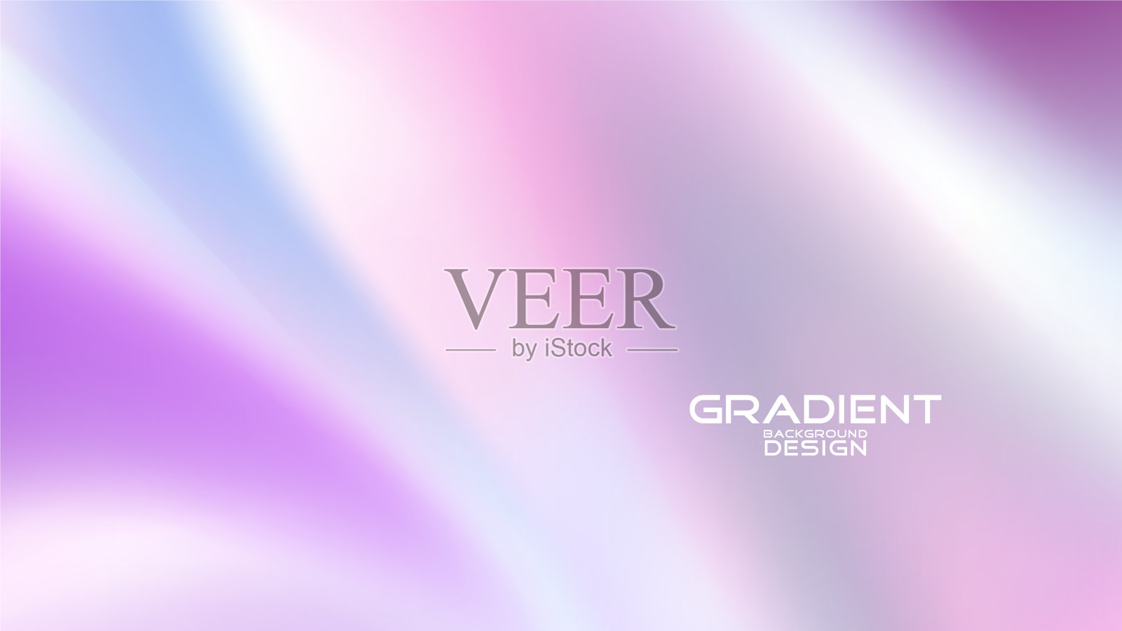 波浪风格与渐变的颜色背景设计。插画图片素材