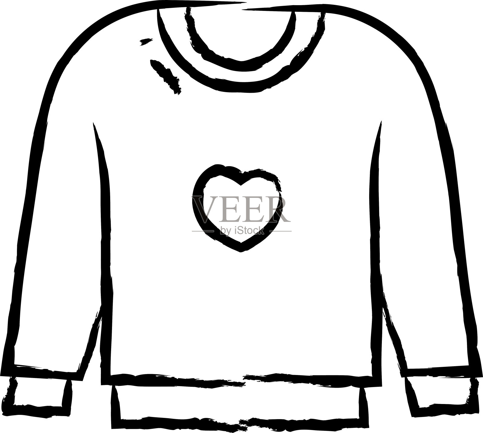 运动衫手绘矢量插图插画图片素材