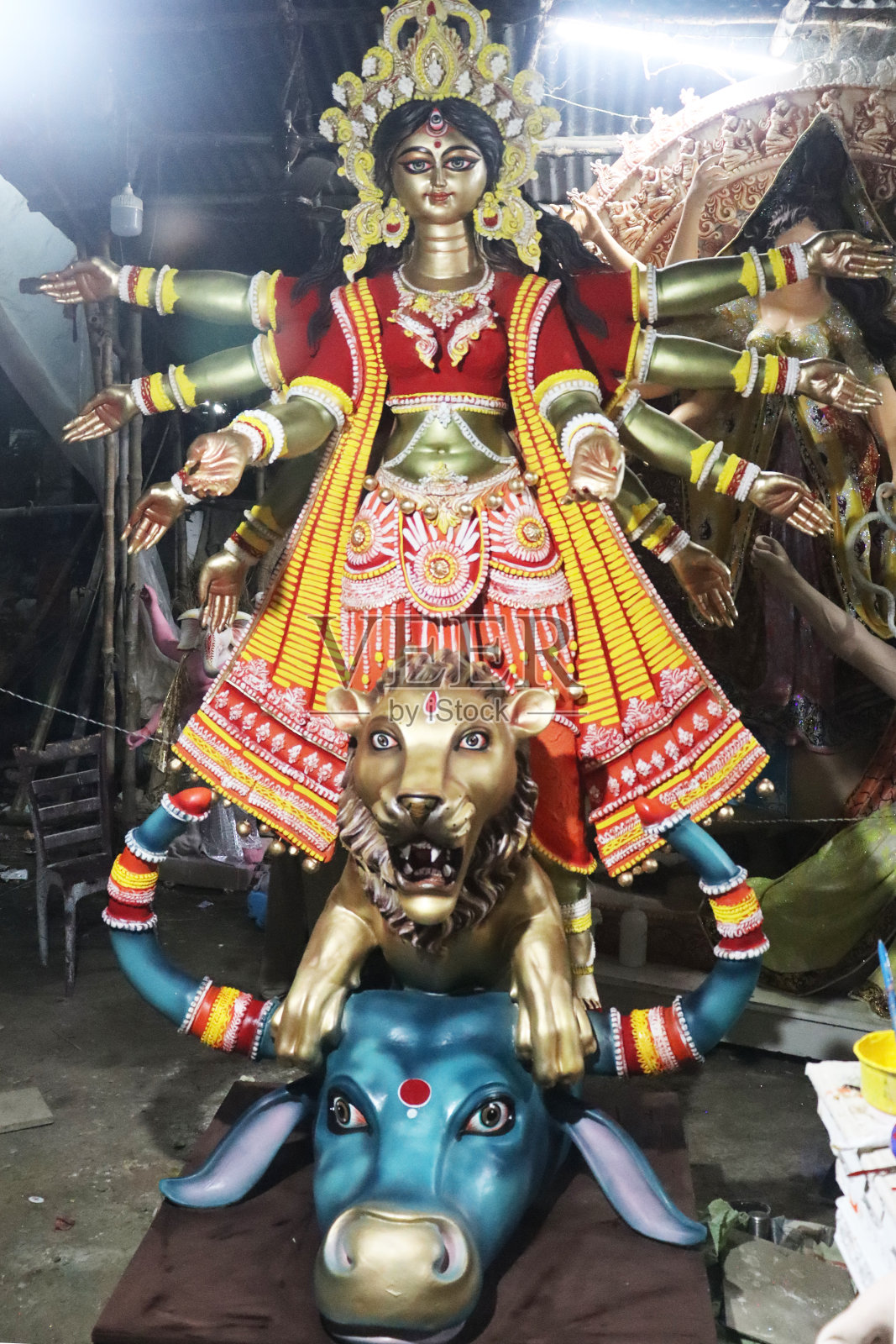 杜尔迦女神- 35岁照片摄影图片