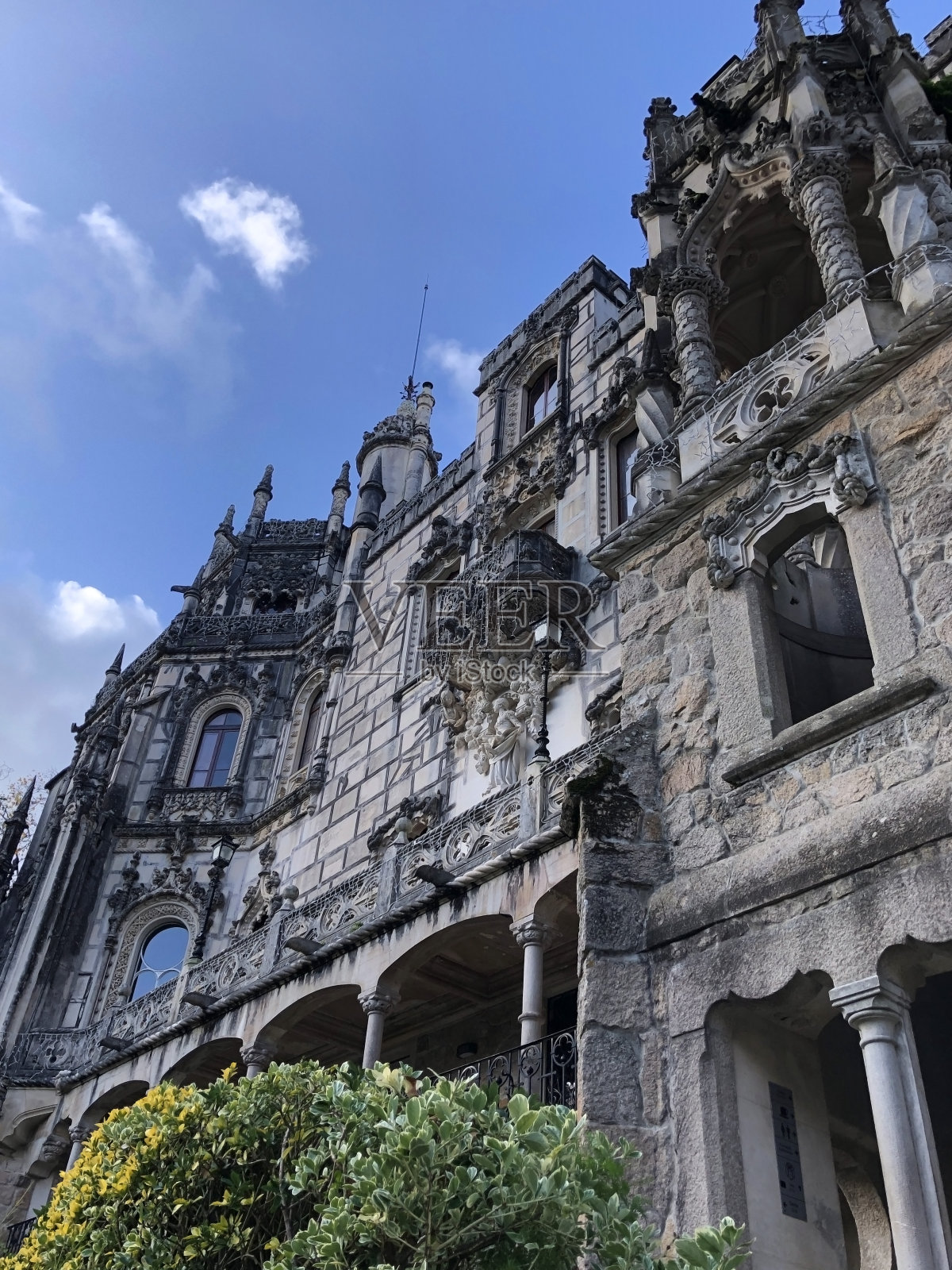 葡萄牙辛特拉,丰富多彩的历史建筑,欧洲城市景观,舒适的葡萄牙街道景观,城市景观照片摄影图片