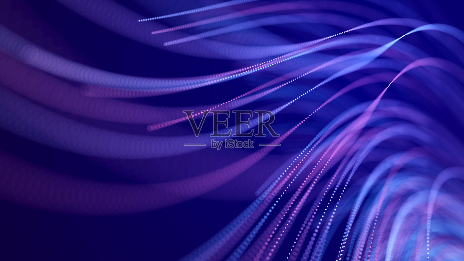 运动线条的抽象背景。信息空间条。大数据可视化。三维渲染照片摄影图片