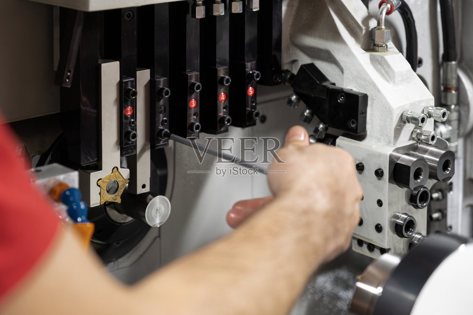 数控机床照片摄影图片