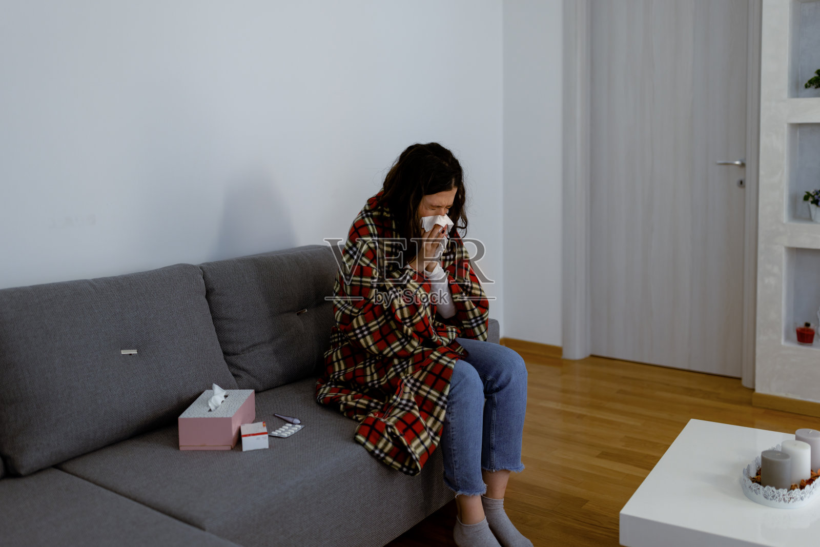 我想我今天晚些时候去看医生照片摄影图片