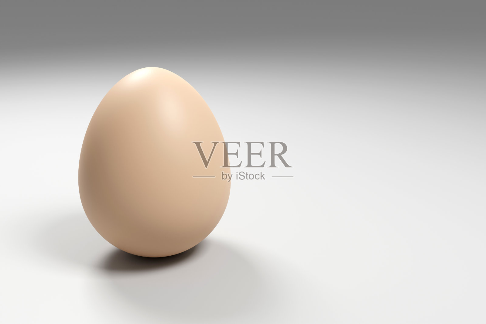 3d渲染棕色鸡蛋在灰色背景壁纸,贺卡,海报,广告。照片摄影图片