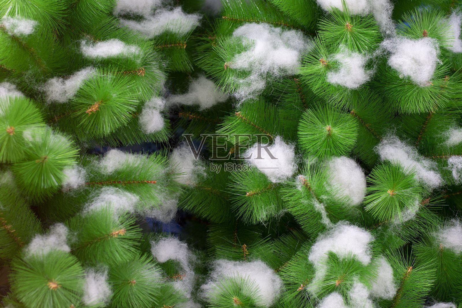 圣诞装饰用球和树照片摄影图片