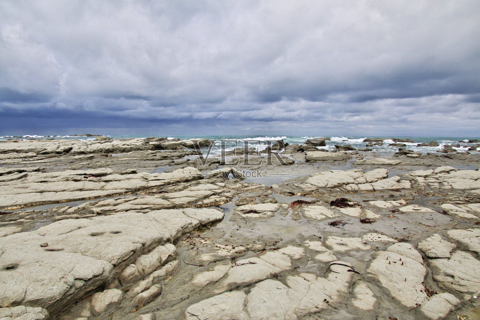 在新西兰凯库拉的太平洋照片摄影图片