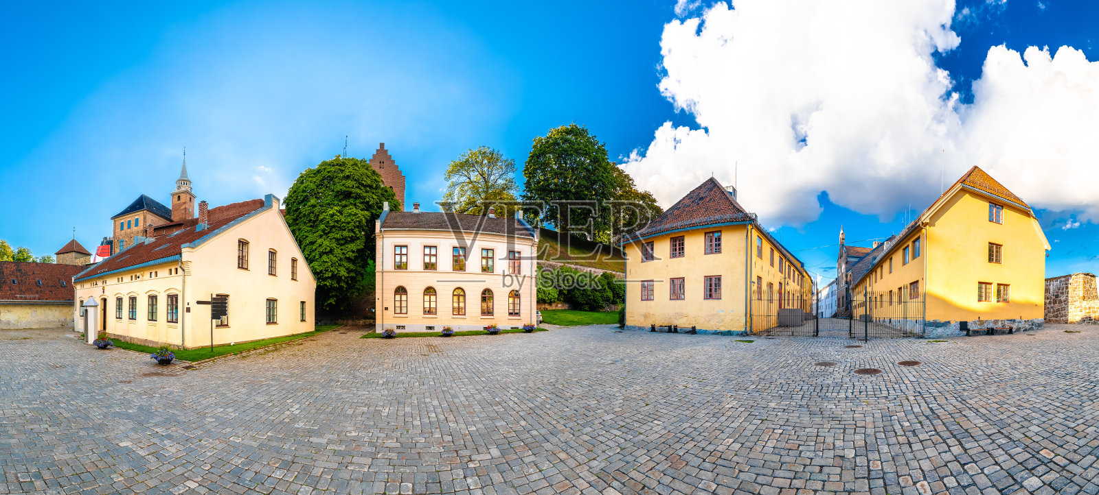 Michael von Sundts广场全景照片摄影图片