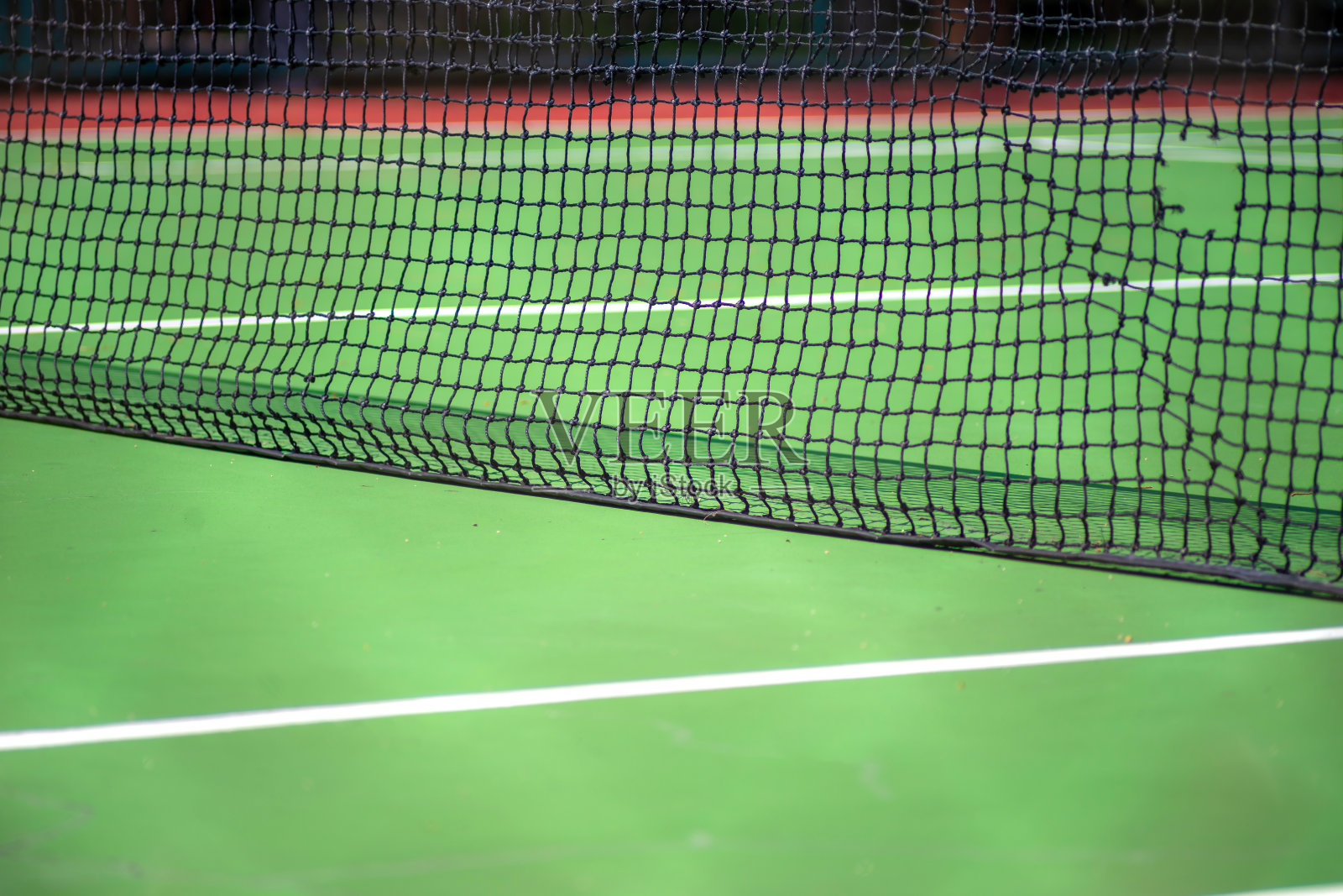 带网的网球场网,网的近景照片摄影图片
