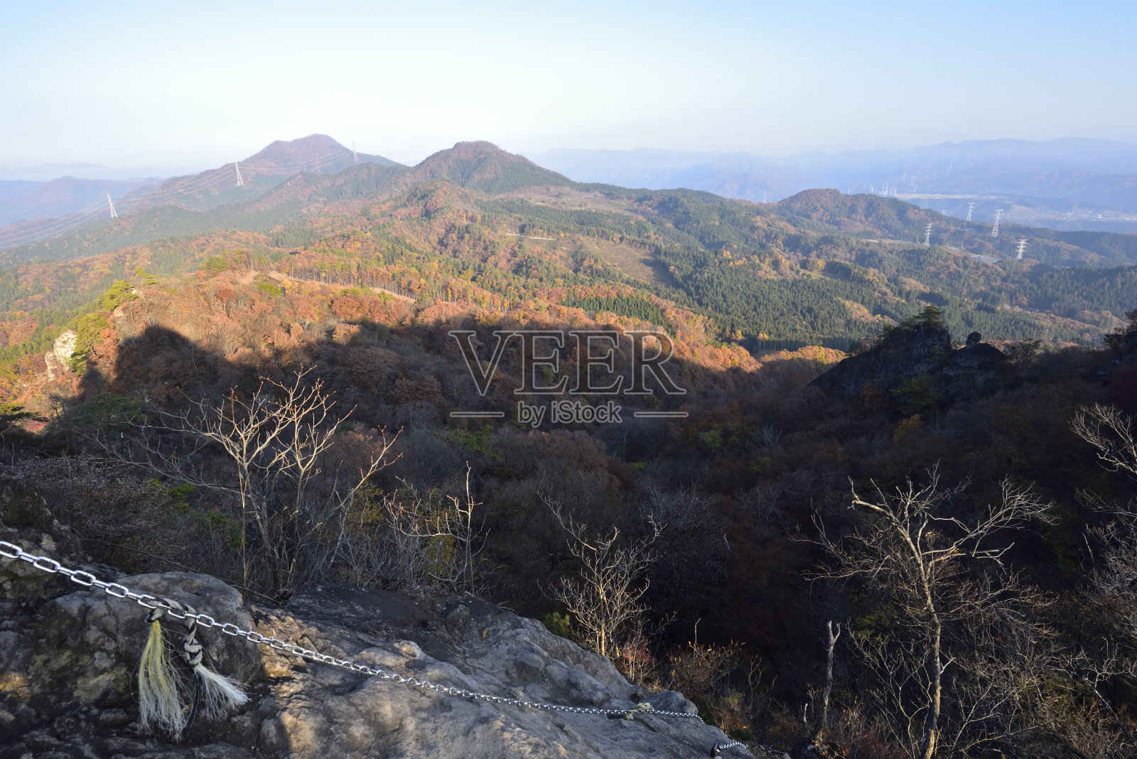 攀登岩壁山,群马县,日本照片摄影图片