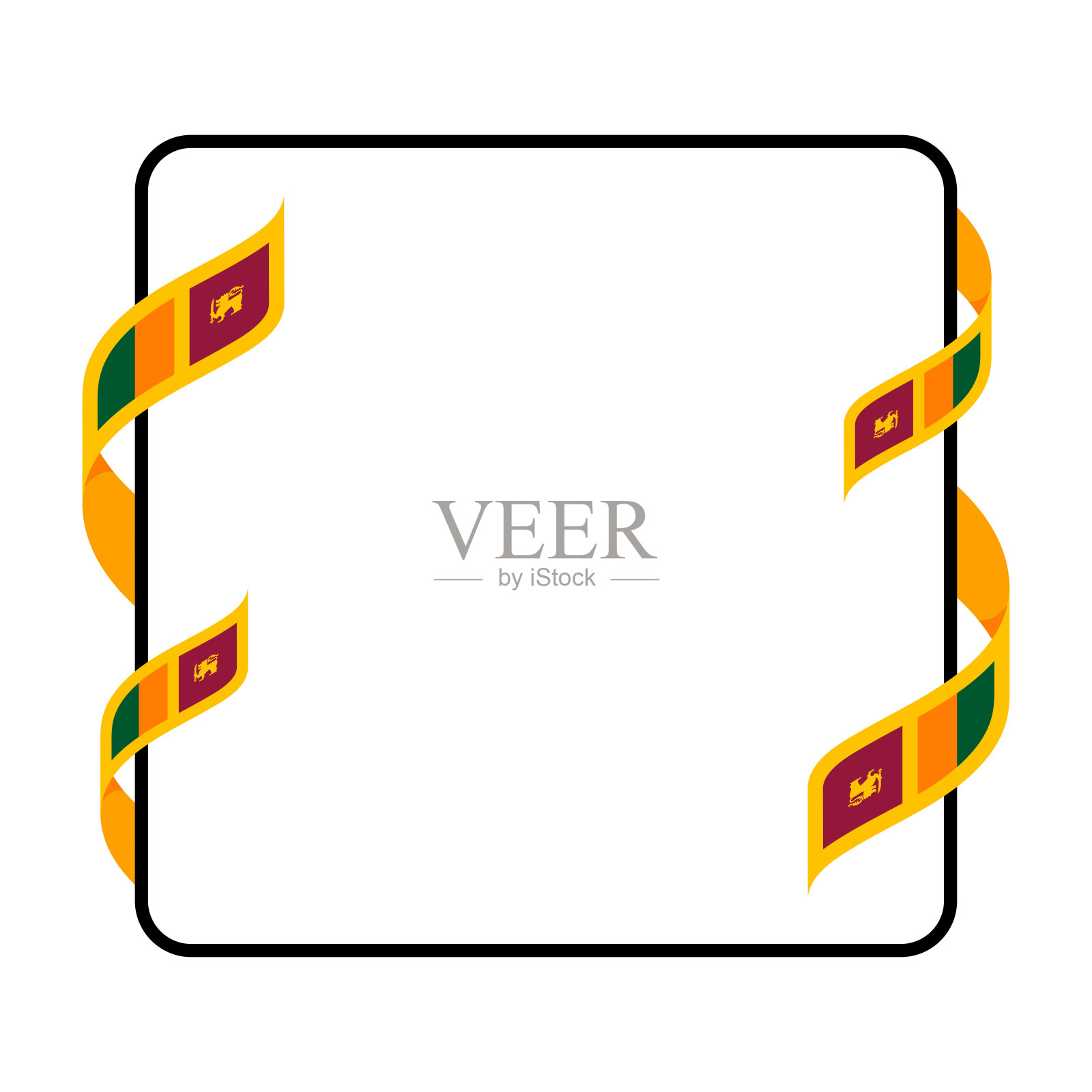 斯里兰卡元素独立日插图设计矢量插画图片素材